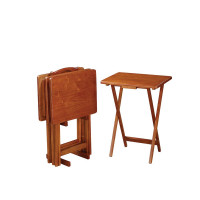 Coaster Furniture 5199 5-piece Tray Table Set Golden Brown